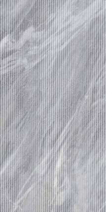Keope Ceramiche Versilia Nuvolato Grey Flute 3d Silk RT 60x120