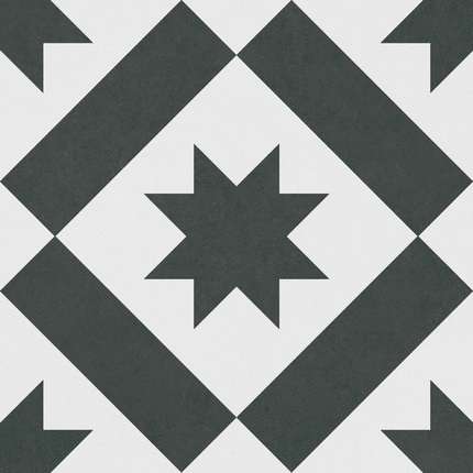 Kerald Kensington Black Matt 20x20