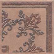 Kerama Marazzi Честер Вставка коричневый 14,7х14,7