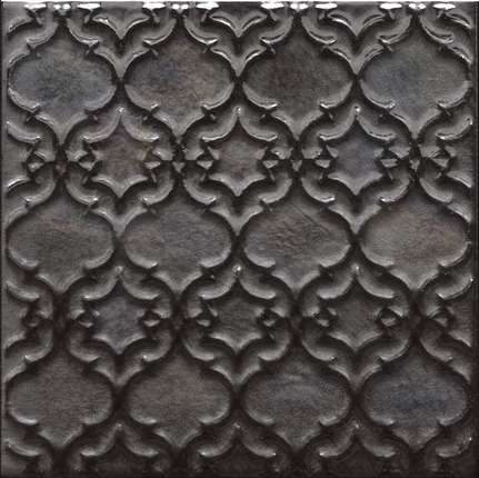 Kerama Marazzi Камбон Dec. Черный 20х20