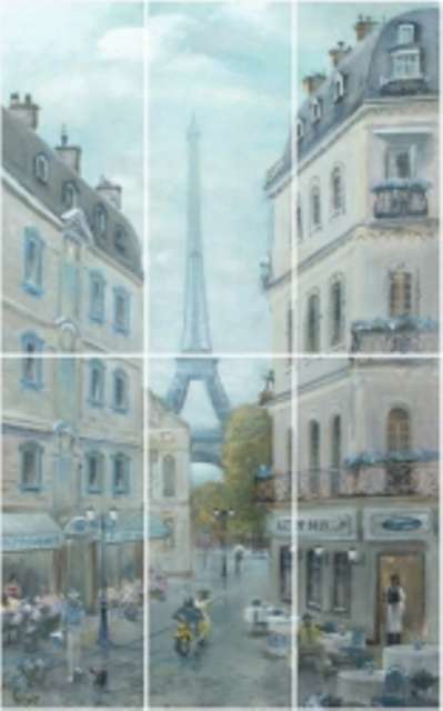 Панно Париж (600x1000)