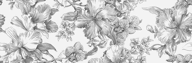 Цветы обрезной Белый (1200x400)