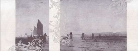 Kerama Marazzi Ньюпорт Корабли фиолетовый 3 15x40