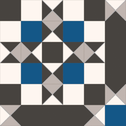 Kerlife Victorian Dreams Windsor Blue 45.2x45.2