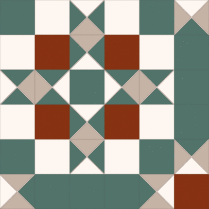 Kerlife Victorian Dreams Windsor Green 45.2x45.2