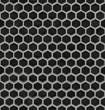 L Antic Colonial Air Hexagon Black Matt 27,2x30,4x0,6