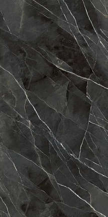 Laminam Diamond Calacatta Black Bocciardato Book Match Face A 162x324 5.6