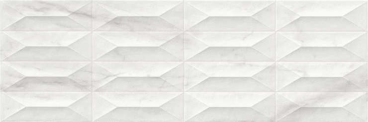 Marazzi Italy Marbleplay Wall White str.Gem 3D