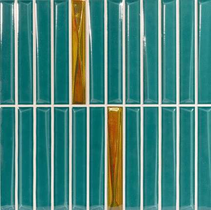Monopole Melody Decor Turquoise Silver 20x20
