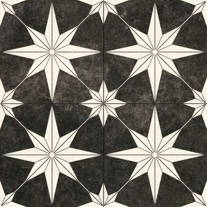 Star Antic Black 45x45 (450x450)