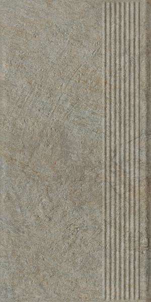 Taupe Stopnica Prosta Struktura Mat B1a 30x60 (300x600)