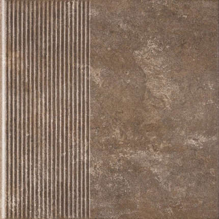 Paradyz Ilario Brown/Ochra Brown Stopnica Prosta B1a 30x30 (1,17)