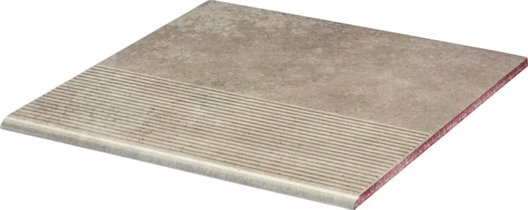 Paradyz Viano Antracite/Beige Beige Stopnica Prosta B1a 30x30