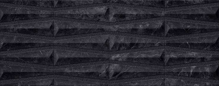 Porcelanosa Velluto Deco Nero 59.6x150