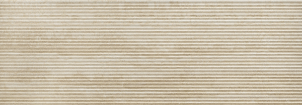 Struttura 3D Pli Vein Beige Rett 40x120 (1200x400)