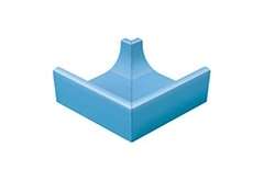 Наружный угол водоотводного канала Light Blue (240x245)