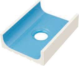 Serapool ___Olympic Series Переливной водоотводный канал со сливом Light Blue