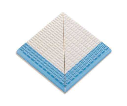 Serapool Olympic Series Petit Carre      Light Blue-Unglazed