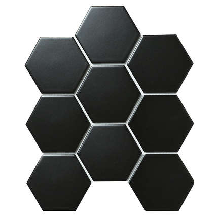 Starmosaic Homework   Hexagon big Black Matt