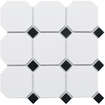 Octagon big White-Black Matt (300x300)