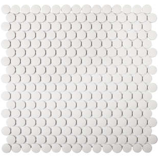 Penny Round White Antislip (315x309)