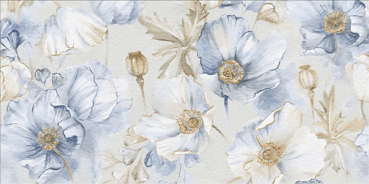 Staro Slim Elite Bluebell Decor B 60x120 Matt Face 2