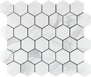 Mosaic Сатурио Гласиер Hexagone Чип 4.8x4.8 (322x309)