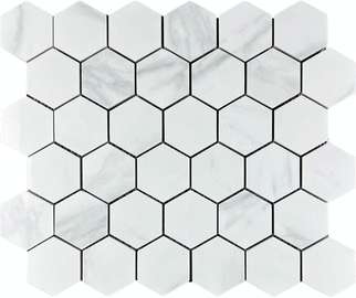Velsaa Saturio Glacier Mosaic   Hexagone  4.8x4.8 -2