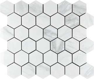 Velsaa Saturio Glacier Mosaic   Hexagone  4.8x4.8 -5
