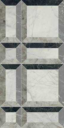 Versace Tarsia Frame Nero Deco Lux 3D Rett. 60x120