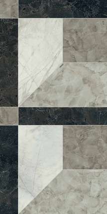 Versace Tarsia Prospect Nero Deco Lux 3D Rett. 60x120