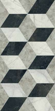 Versace Tarsia Cubical Nero Deco Lux 3D Rett. 60x120