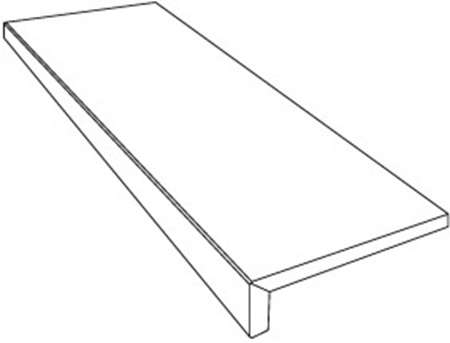 Versace Tarsia Gradone Top Bianco Dolomiti Lux 3D Rett. 32x120x4.5