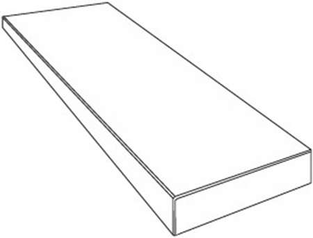 Versace Tarsia Gradone Ang. Top Dx Avorio Apuano Lux 3D Rett. 32x120x4.5