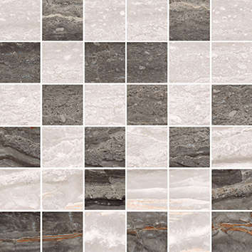 Vitra Bergamo Теплый Микс Лаппато R9 Ректификат 5х5