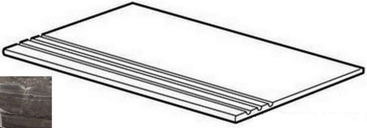 Vitra Bergamo Коричневый 7ЛПР 60x30