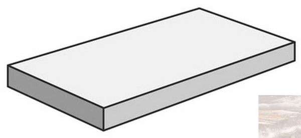 Угловая Бежевый 7ЛПР 60x30 (600x300)