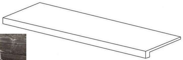 Vitra Bergamo Фронтальная Коричневый 7ЛПР 60x30