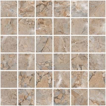 Vitra Marble-X Дезерт РоузТерра Лаппато R9 Ректификат 5х5