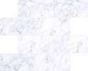 Кирпичная Кладка Калакатта Белый Лаппато R9 Ректификат 14x7 (355x290)
