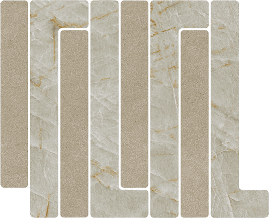 Vives Tandem Mosaico Trellick Uyuni Beige 30x24.2
