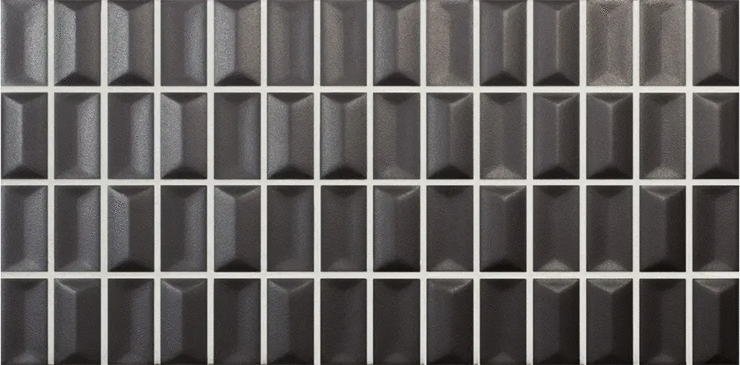 Wow 3D Bars Diamond Onix Matt 12.5x25