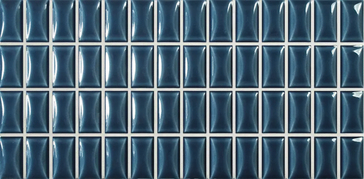 Wow 3D Bars Bevel Sapphire Gloss 12.5x25