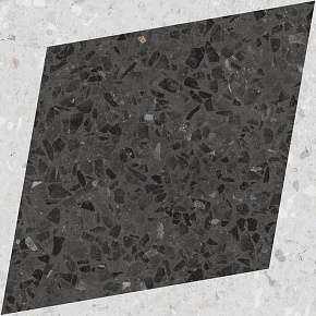 Wow Color Drops Natural Rhombus Decor Graphite