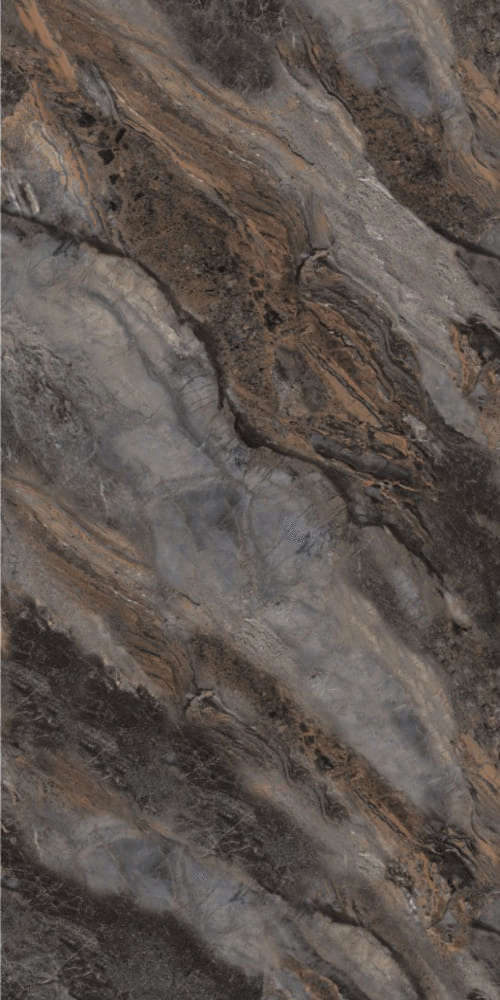 Zibo Fusure Hong Kong Marble Brown Gold Glitter 60x120 -4