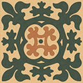 Winckelmans Метлахская плитка Enc 02 Cognac (Black Red) 7x7