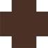 Cross 7 Brown Bru 7x7 (70x70)