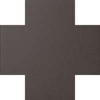 Winckelmans Метлахская плитка Cross 7 Charcoal Ant 7x7