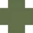 Cross 7 Green Australian Vea 7x7 (70x70)
