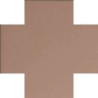 Winckelmans Метлахская плитка Cross 7 Pink Rsu 7x7